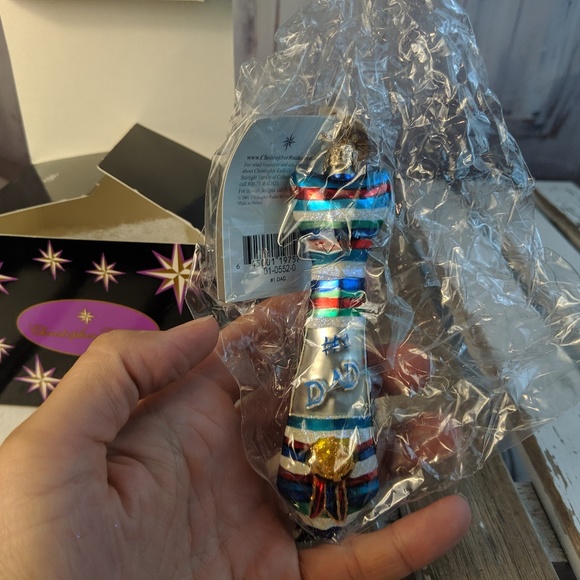 Christopher Radko ornament xmas tree number 1 dad